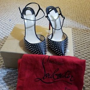 Louboutin Baila Spike in black PRICE DROP!!!